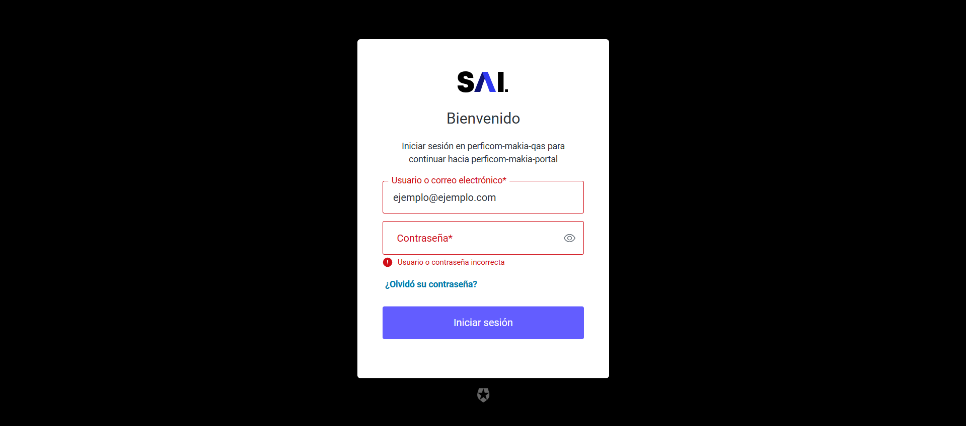 Olvide mi contraseña